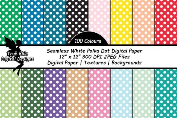 Download Seamless Polka Dot Digital Paper - Polka dot Collection