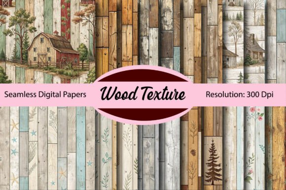 Download Wood Texture Seamless Digital Paper - Seamless digital paper Collection