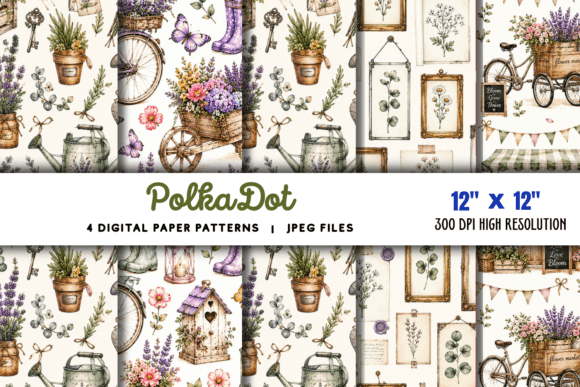 Download Polka Dot Digital Paper Background - Polka dot Collection