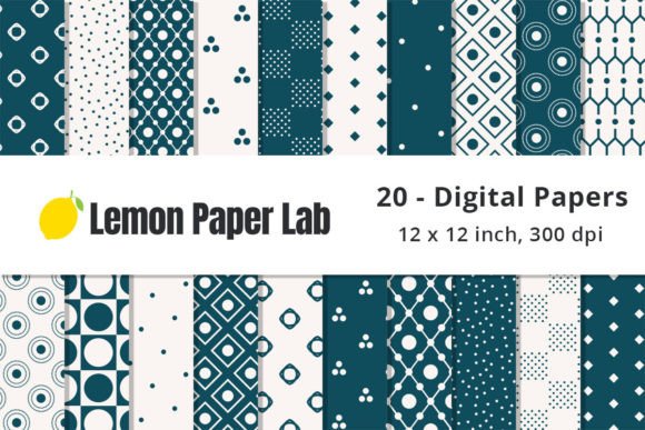 Download Blue Polka Dot Digital Paper Patterns - Polka dot Collection