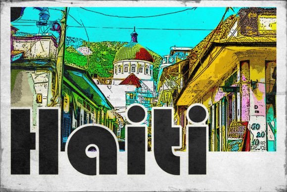 Download Haiti Carribean Retro Poster - Carribean Collection