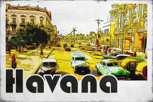 Download Havana Carribean Retro Poster - Carribean Collection