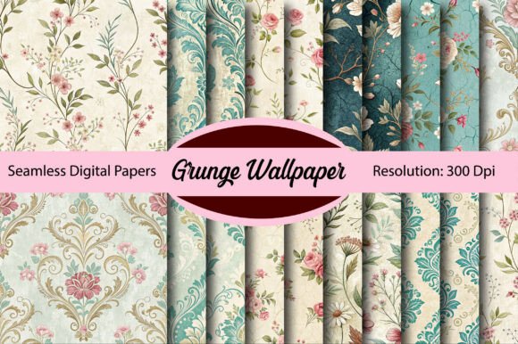 Download Grunge Wallpaper Seamless Digital Paper - Seamless digital paper Collection