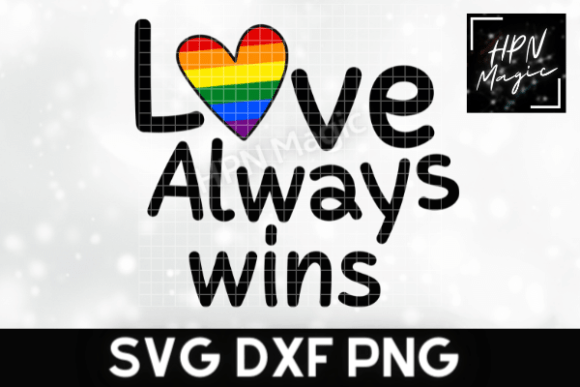 Download Pride Rainbow Heart Love Always Wins - Premium Bundle