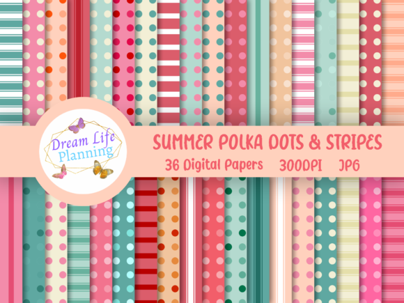 Download Summer Polka Dots &amp; Stripes - Polka dot Collection