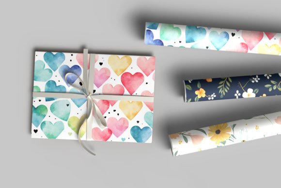 Download Realistic Gift Wrapping Paper Mockup - Wrapping paper Collection